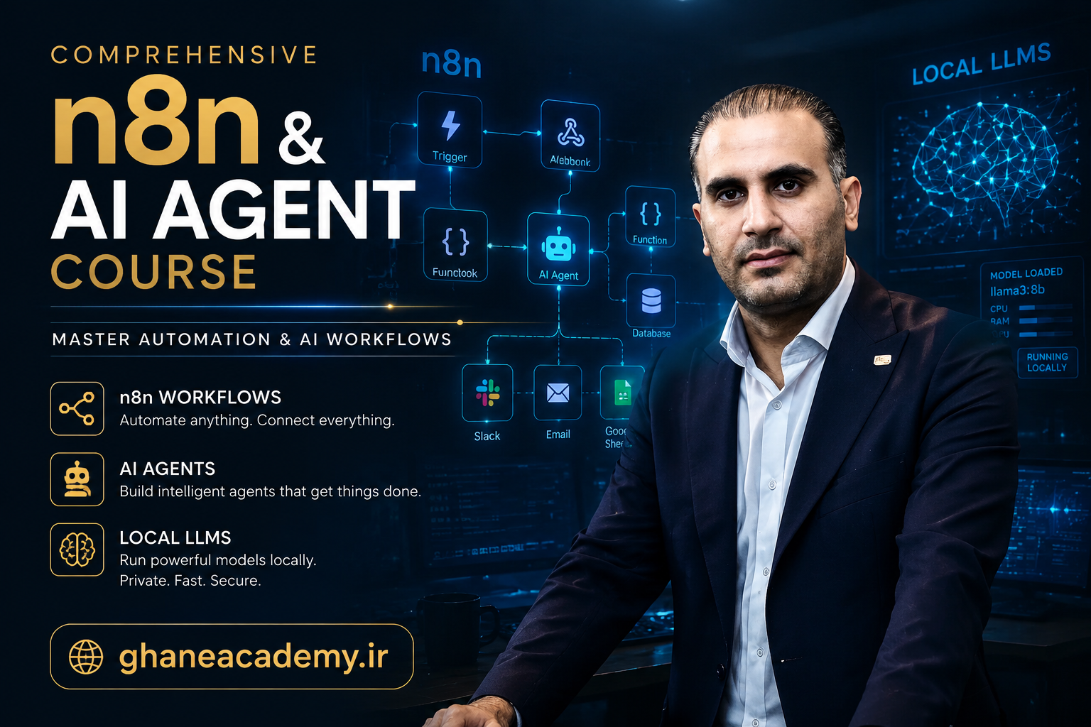 دوره جامع n8n و ساخت AI Agentهای هوشمند